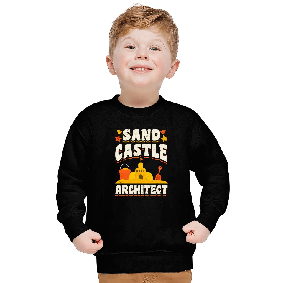 Sand Castle Architect Sand Castle Vacation Beach Sweatshirts