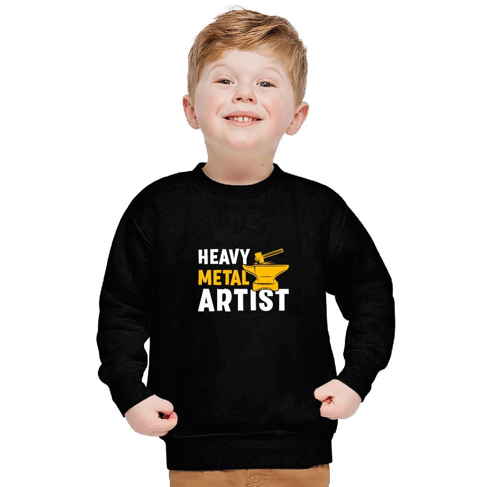 Heavy Metal Artist For A Blacksmith Sweatshirts