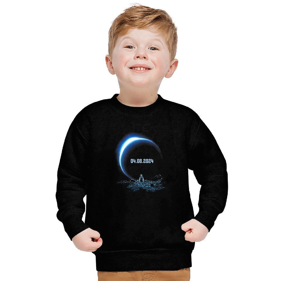 Astronaut Job Total Solar Eclipse 2024 April 8 Astronomy Lovers Sweatshirts