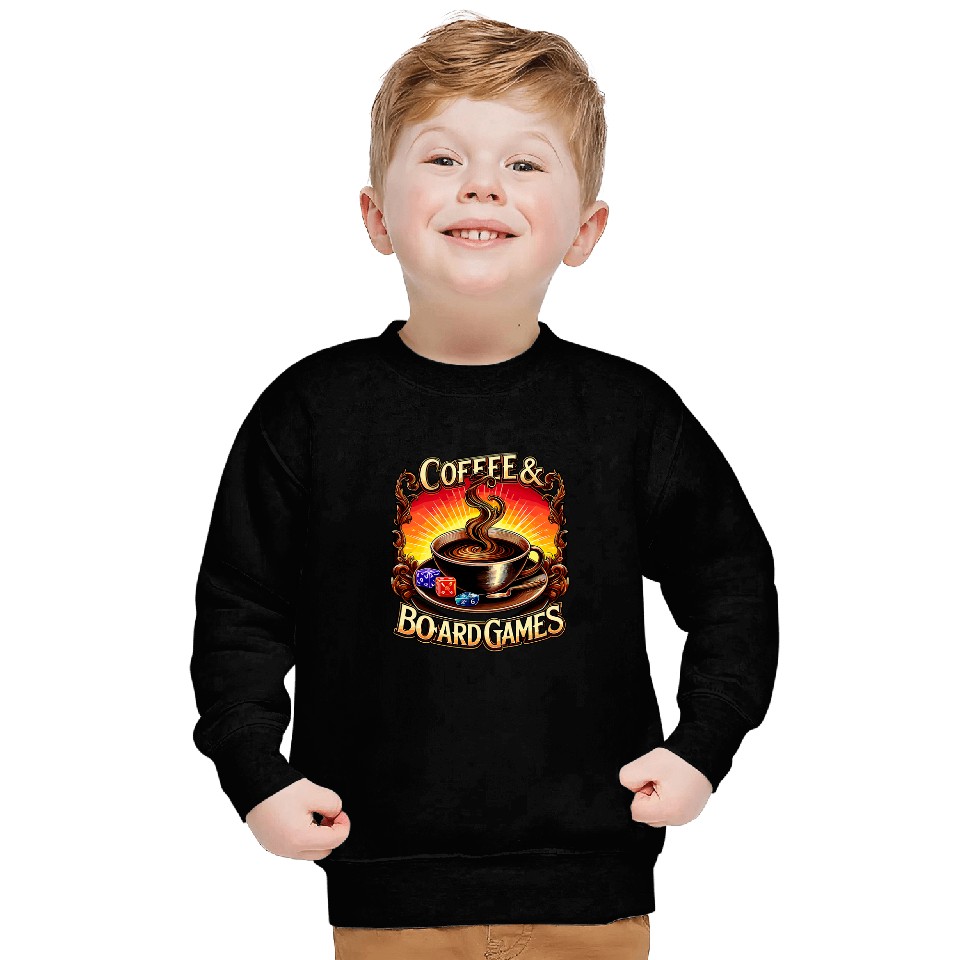 Coffee Fun and Board Games Board Game Night Sweatshirts