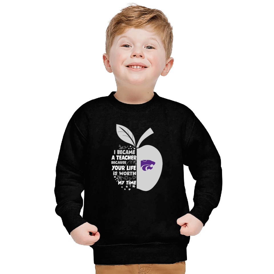 Kansas State Wildcats I Became Teacher Team Sweatshirts