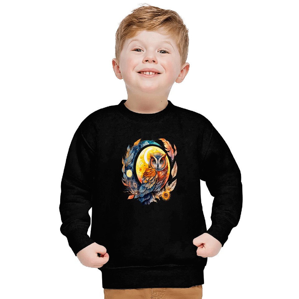 Owl Pet Night Bird Eagle Owl Barn Owl Wisdom Mouse 71 Sweatshirts