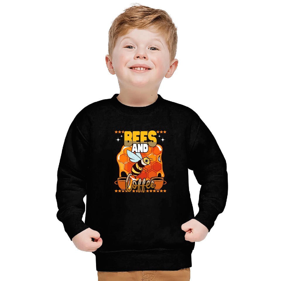 Honey Bee Keeper Farmer Bees Coffee Honey Beekeeper Sweatshirts