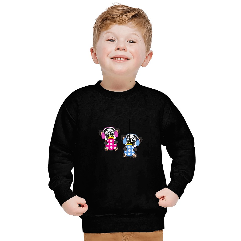 Panda Pet Christmas Balls Winter Snow Sweatshirts