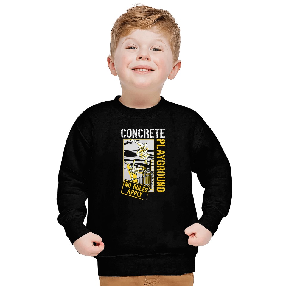 Concrete Playground No Rules Apply Freerunning Parkour Sweatshirts