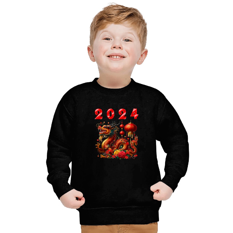 Dragon Pet Year of the Dragon Asian Lunar Chinese New Year Sweatshirts