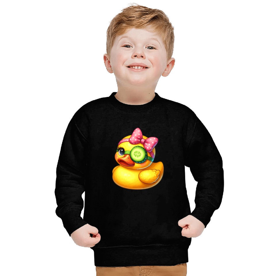 Duck Pet Ducklings Bath Duck Quacking 68 Sweatshirts