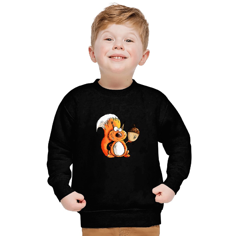 Squirrel Pet Animal Print Wild Animals Sweatshirts