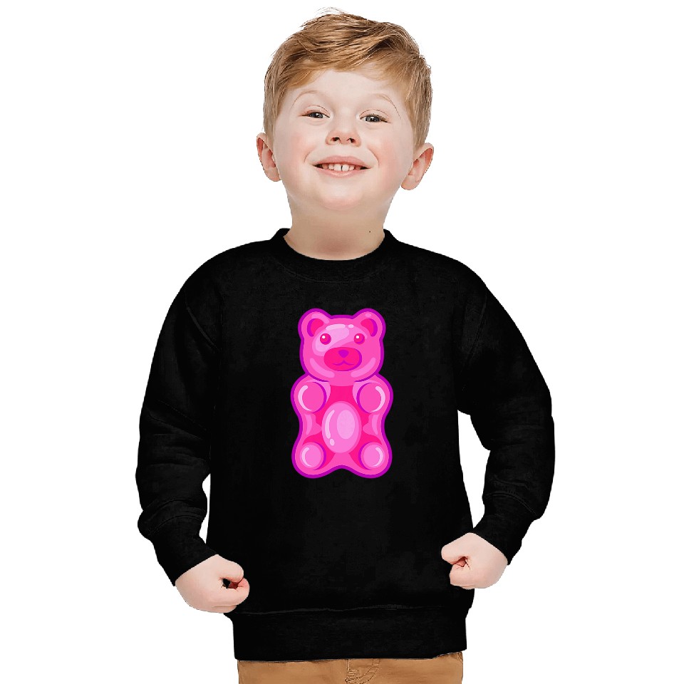 Bear Pet Pink Gummy Bear Candy Sweatshirts