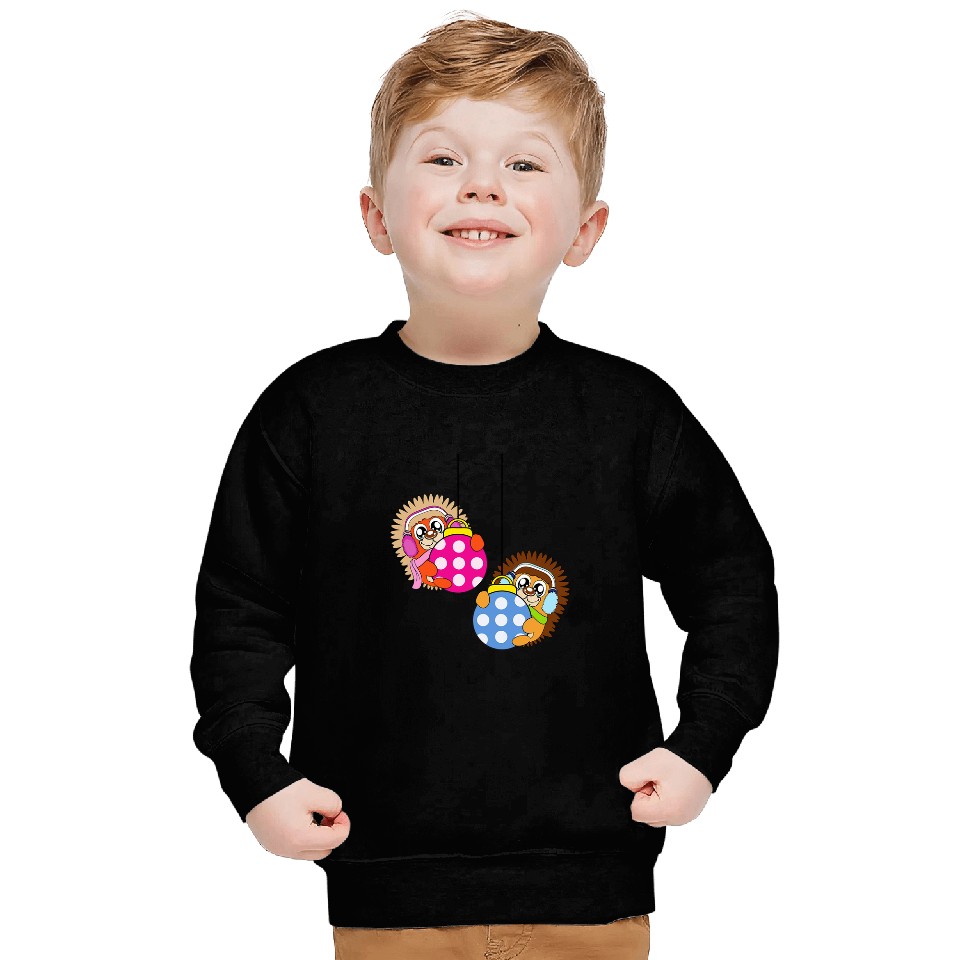 Hedgehog Pet Christmas Balls Winter Snow Sweatshirts