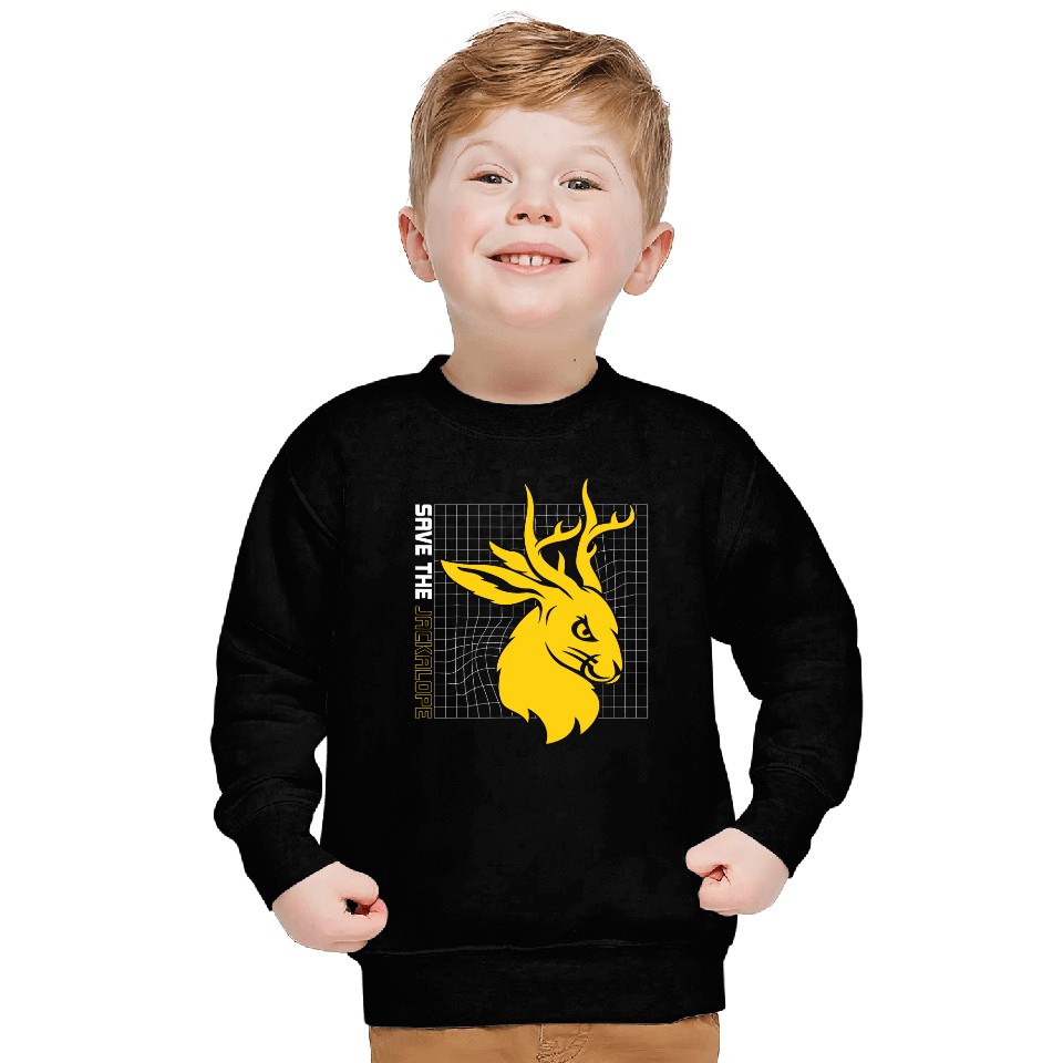 Save The Jackalope Cryptid Jackrabbit Rabbit Bunny Sweatshirts