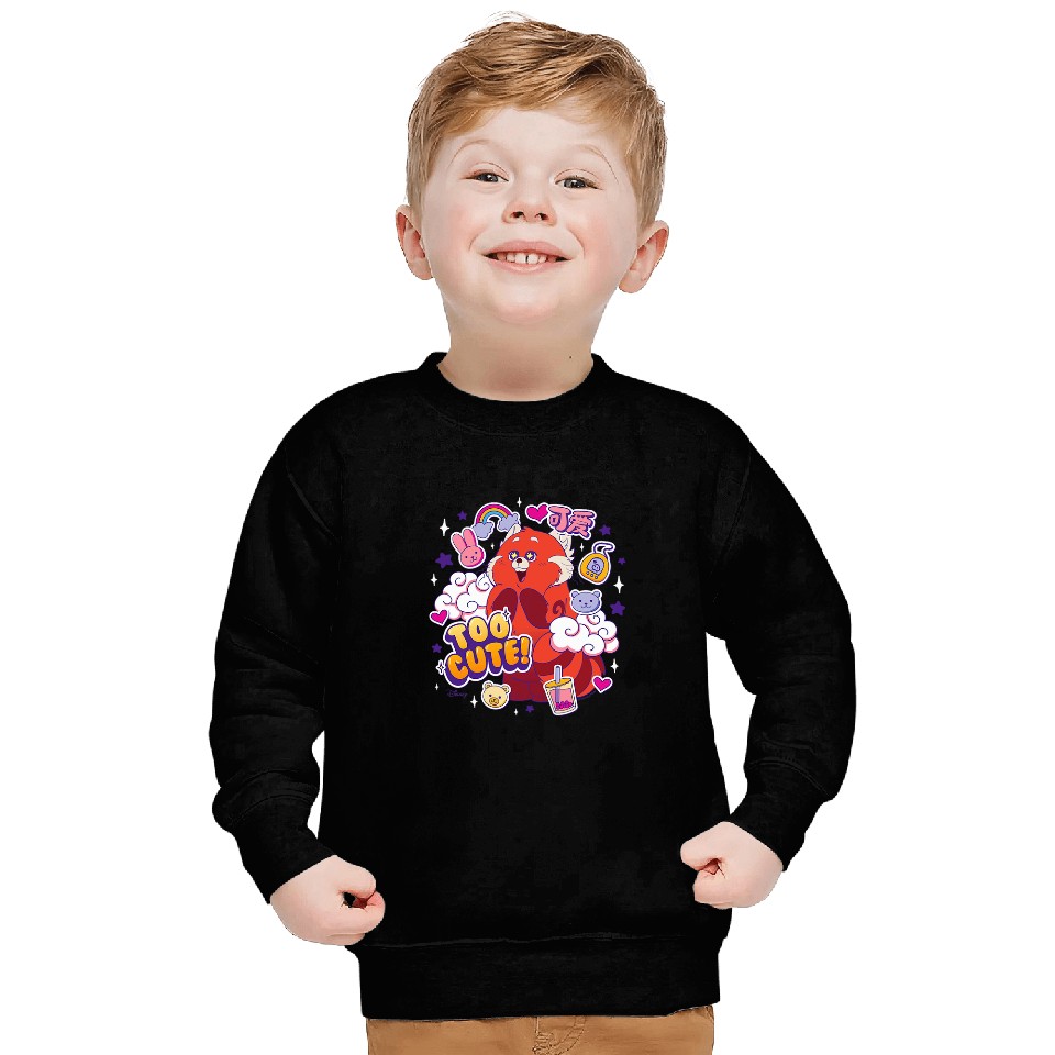 Panda Pet Turning Red Too Cute Red Panda Sweatshirts