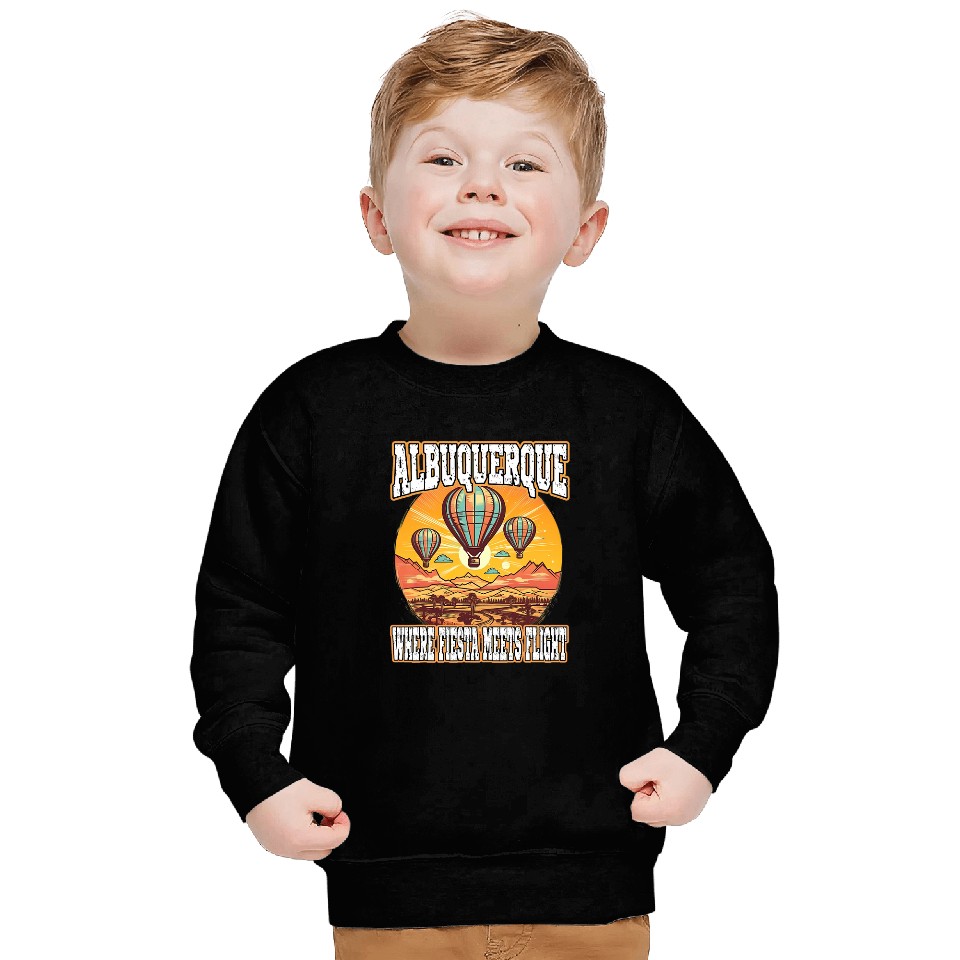 Albuquerque Balloon New Mexico Hot Air Balloon Sweatshirts