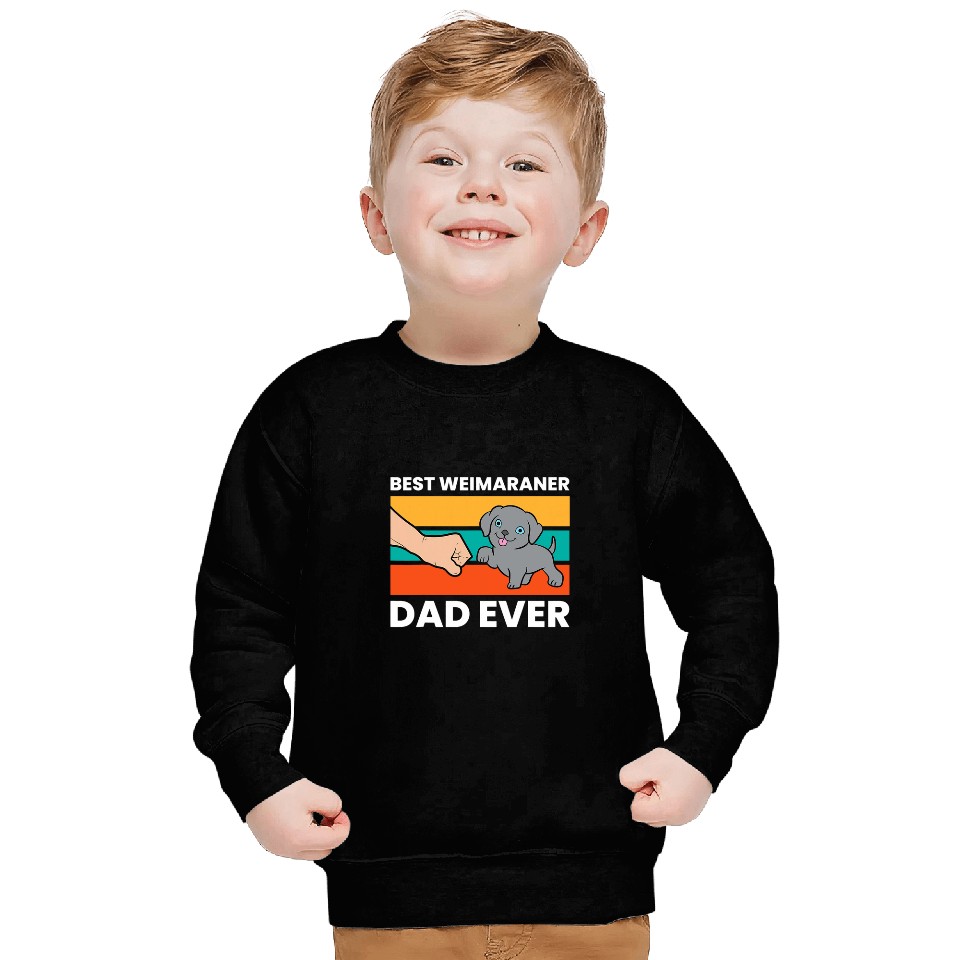 bests Weimaraner Dad Ever Pet Weimaraner Dog Sweatshirts