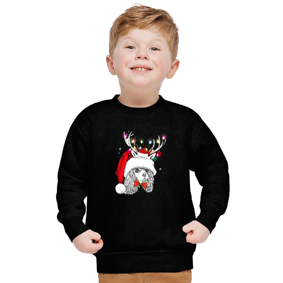 Christmas Lights Cavalier King Charles Spaniel Sweatshirts