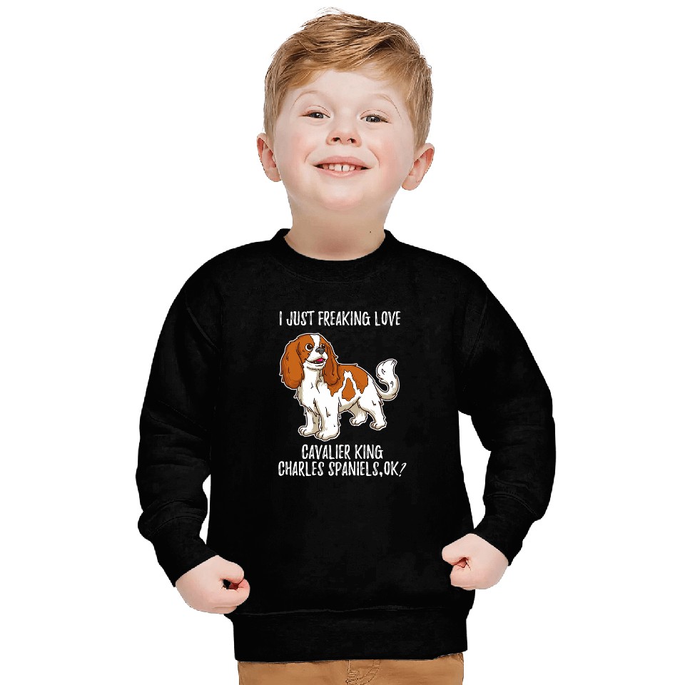Cavalier King Charles Spaniel Ruby Gifts   I Just Love Sweatshirts