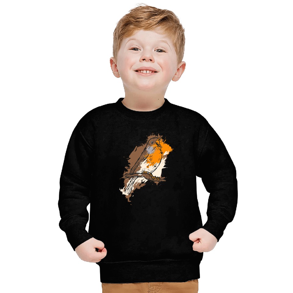 robin bird park nature bird fan birdwatcher Sweatshirts