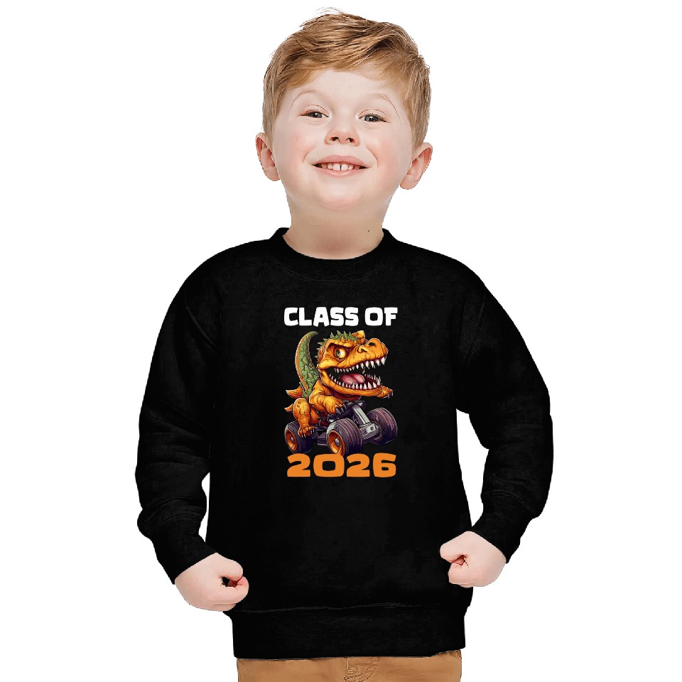 Class of 2026 Dinosaur TRexs Back To School Racing Sweatshirts