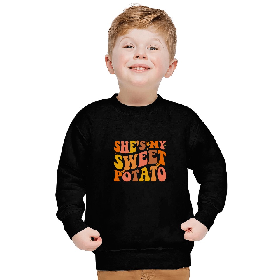 Thanksgiving Matching Couple Shes My Sweet Potato I Yam Set 21 Sweatshirts