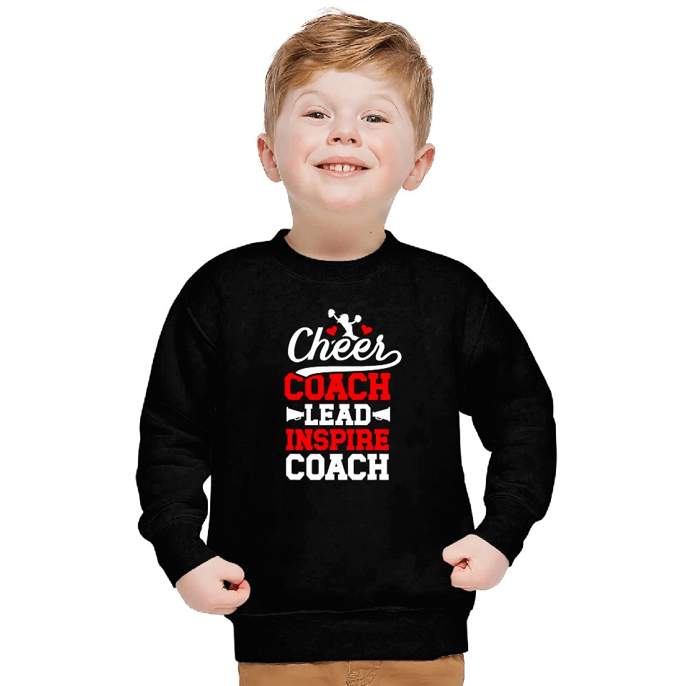 Cheer Coachs Lead Inspire Coachs Cheerleading Coach Sweatshirts