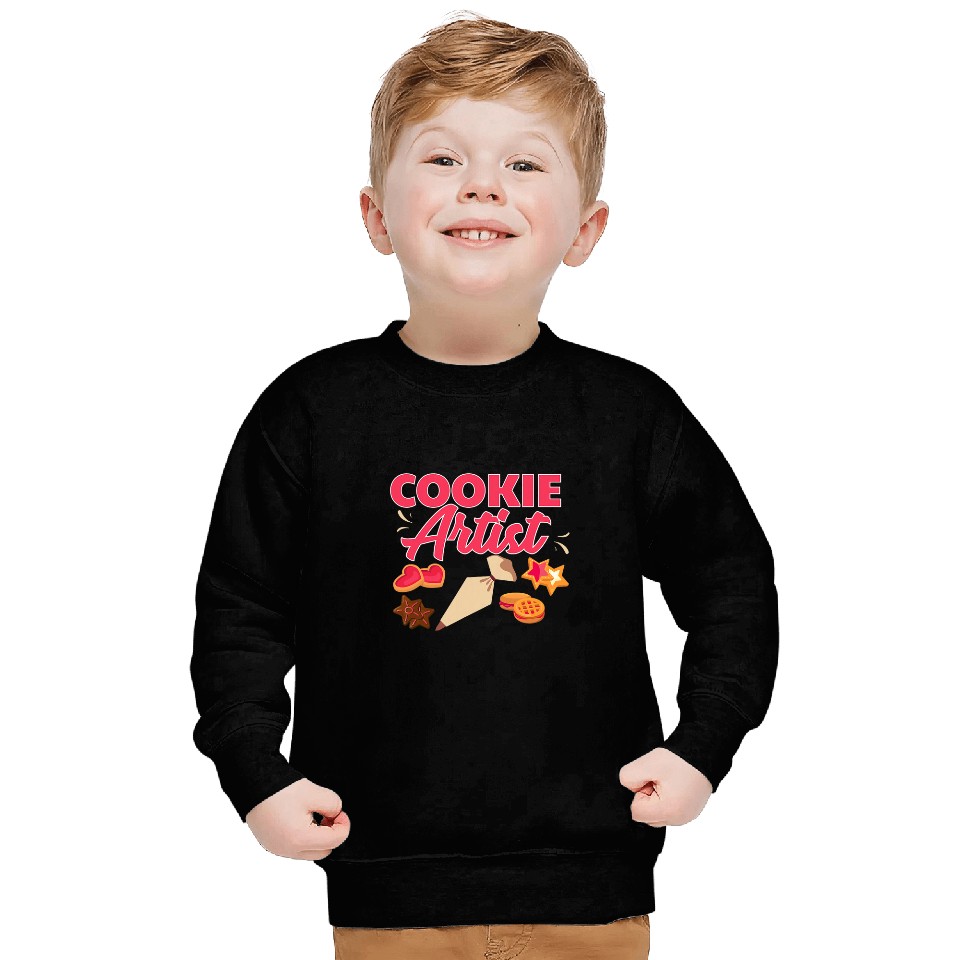 Cookie Artist Funny Baker Baking Enthusiast Gift Apparel Sweatshirts