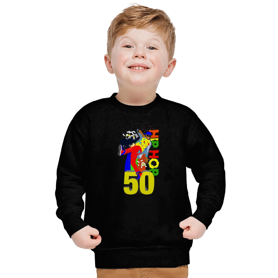 Hip Hop is 50 50th Anniversary Breakdancing Sweatshirts