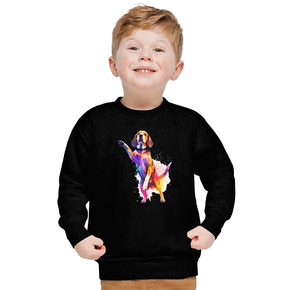 Dog Dance Competition Funny Dancing Beagle Dog Sweatshirts