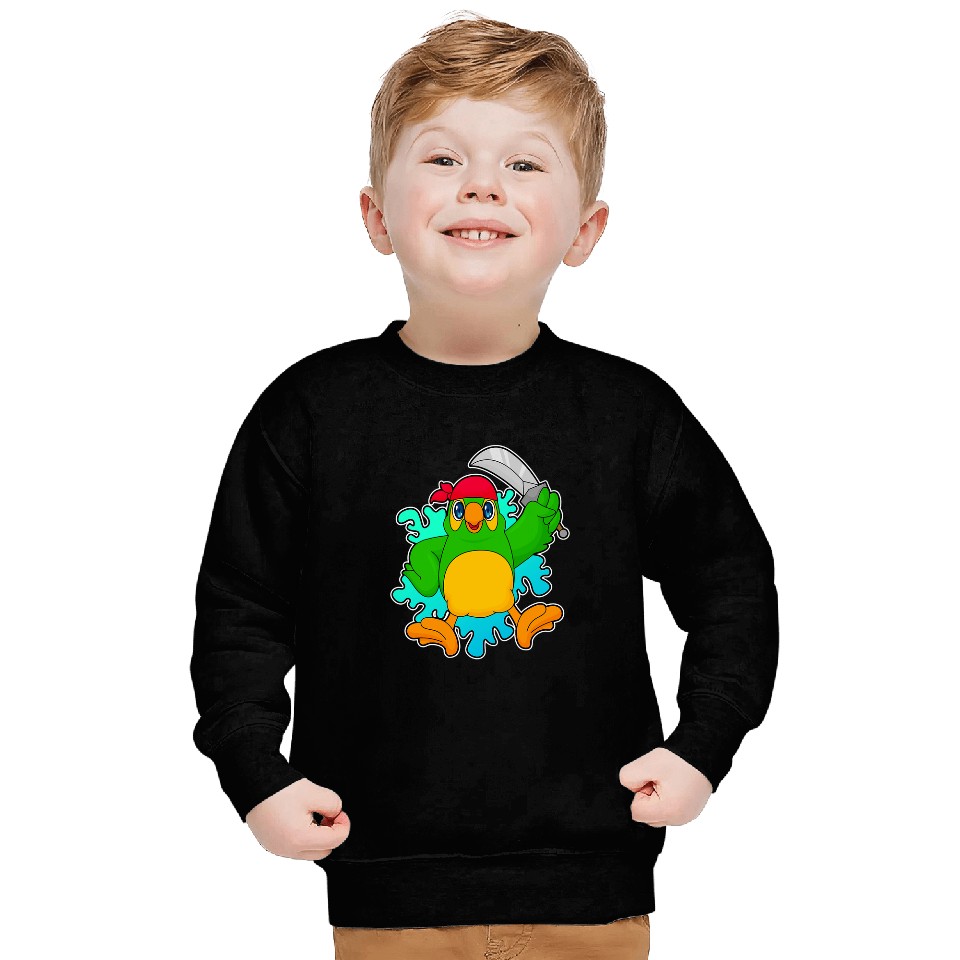 Parrot Pirate Saber Sweatshirts