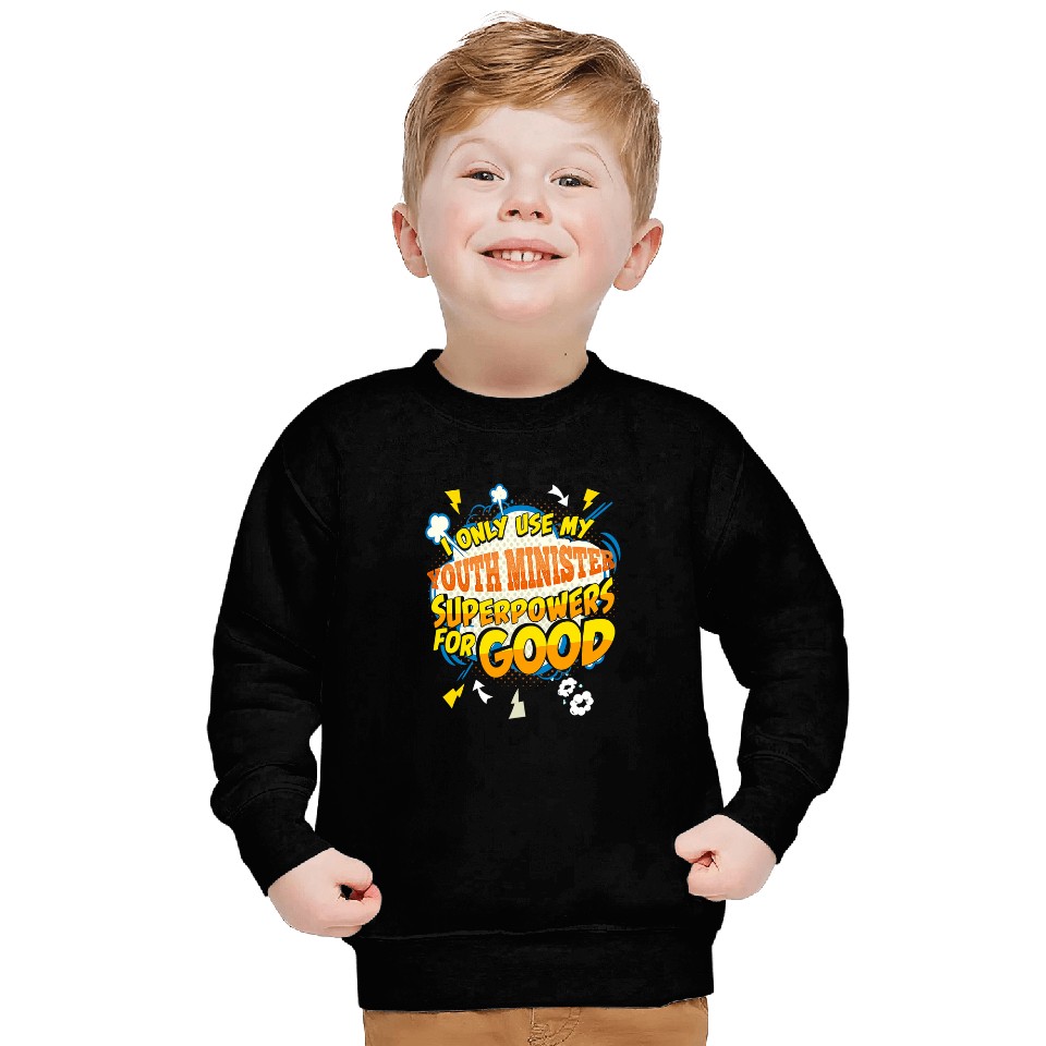 Funny Youth Minister Superpowers Gag Sweatshirts