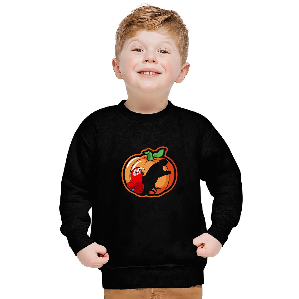 Pumpkin Parrot 2T Rexs Shadow I Greenwinged Macaw Sweatshirts