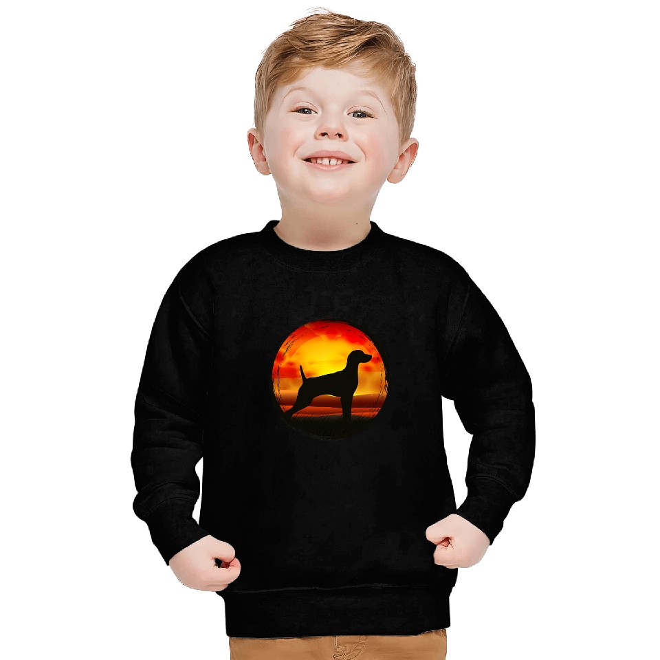 Weimaraner Dog Retro 18 Sweatshirts
