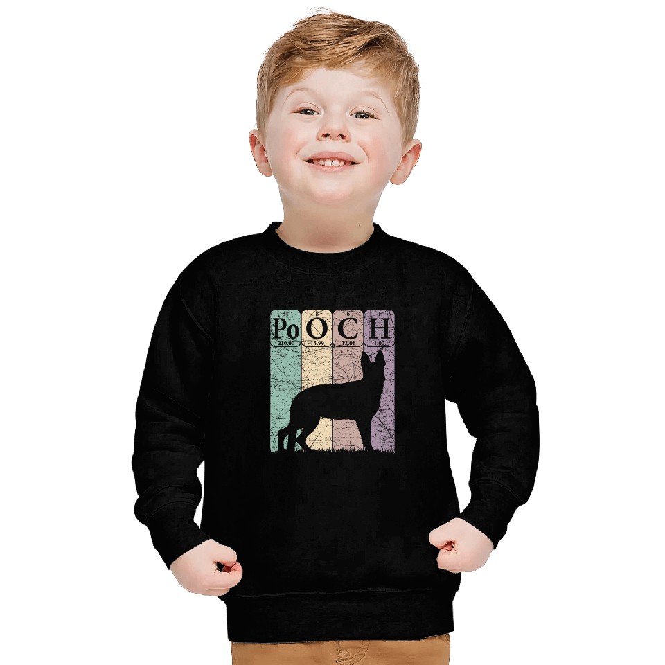 German Shepherd Dog Periodic Table Elements Dog Pooch Sweatshirts