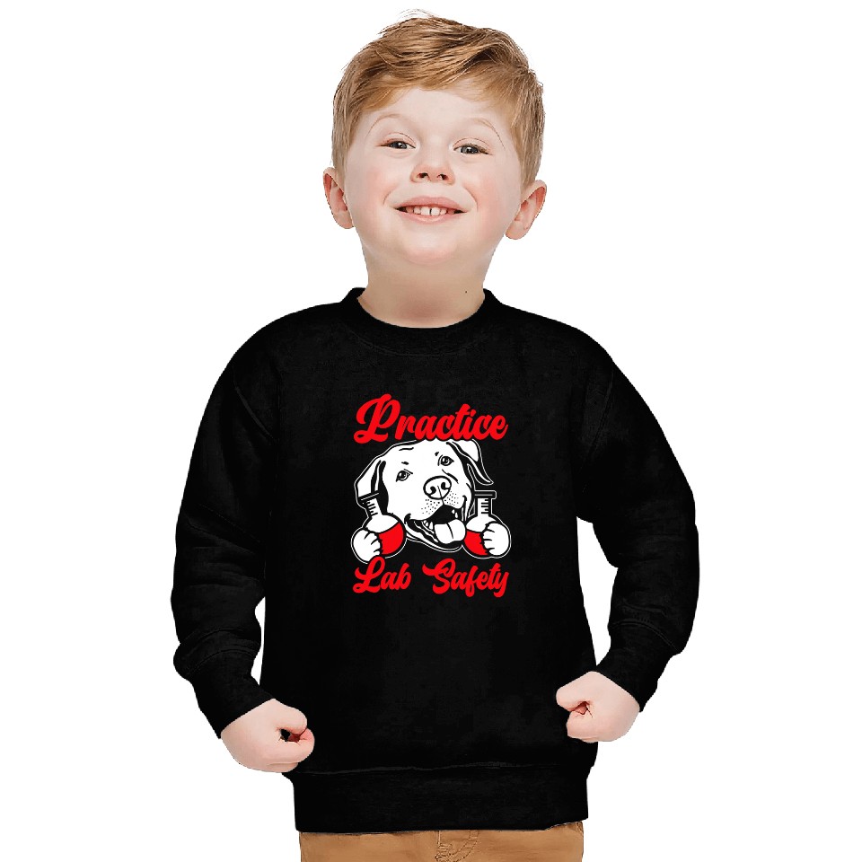 Labrador Lab Dog Practice Lab Safety Future Scientist Labrador Dog Sweatshirts