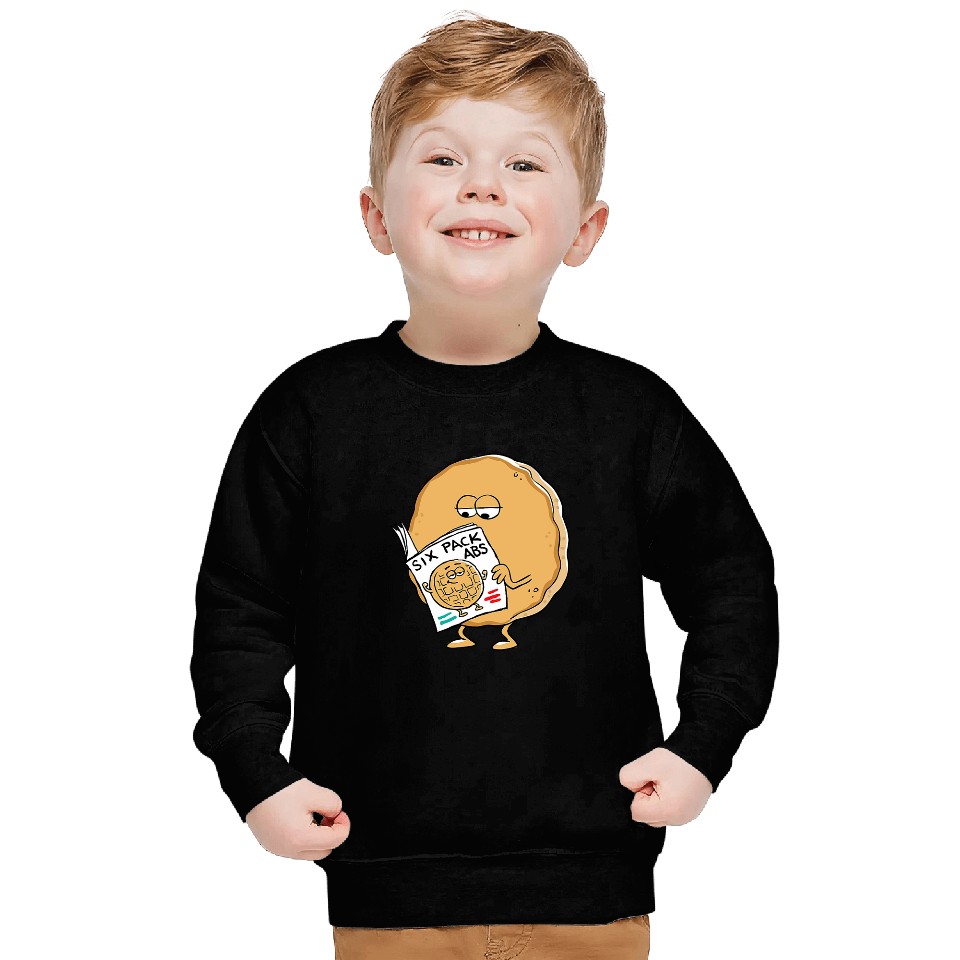 Six Pack Abs Pancake Waffle Sweatshirts