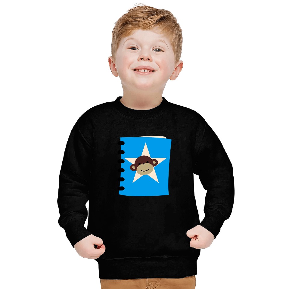 Monkey going back to school 7 Sweatshirts
