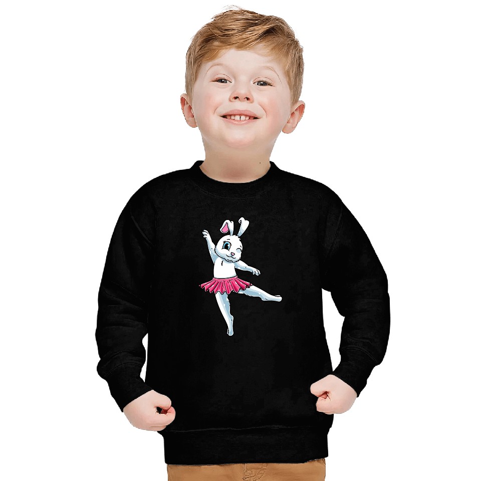 Rabbit Ballet Dance Ballerina Bunny Dancing Danseuse Sweatshirts