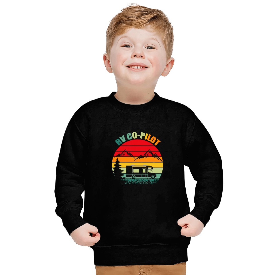 Retro vintages Rv CoPilot Rv Adventures RV Sweatshirts