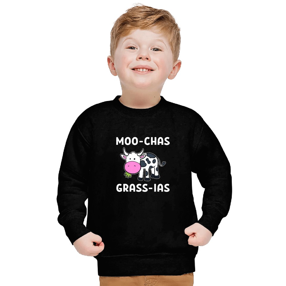 Moochas Grassias Dairy Farmer Sweatshirts