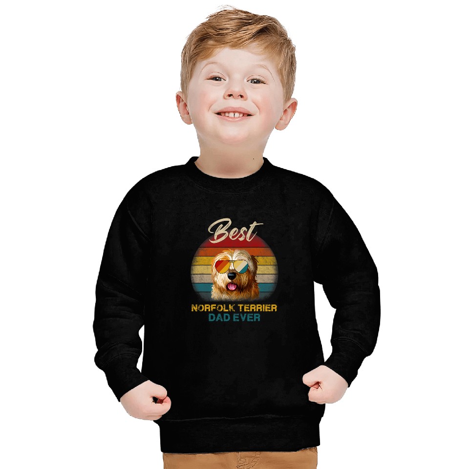 norfolk terrier dog dad ever far day 2 Sweatshirts