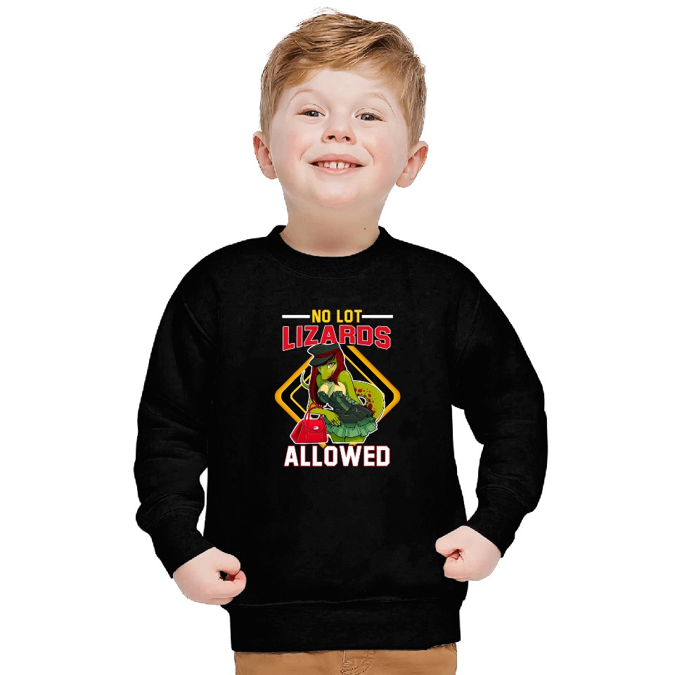 No Lot Lizard CB Talk Trucker Design Sweatshirts