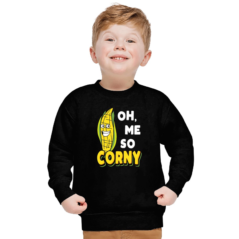 Oh Me So Corny Cornhole Cornwall Farm Funny Farmer Sweatshirts