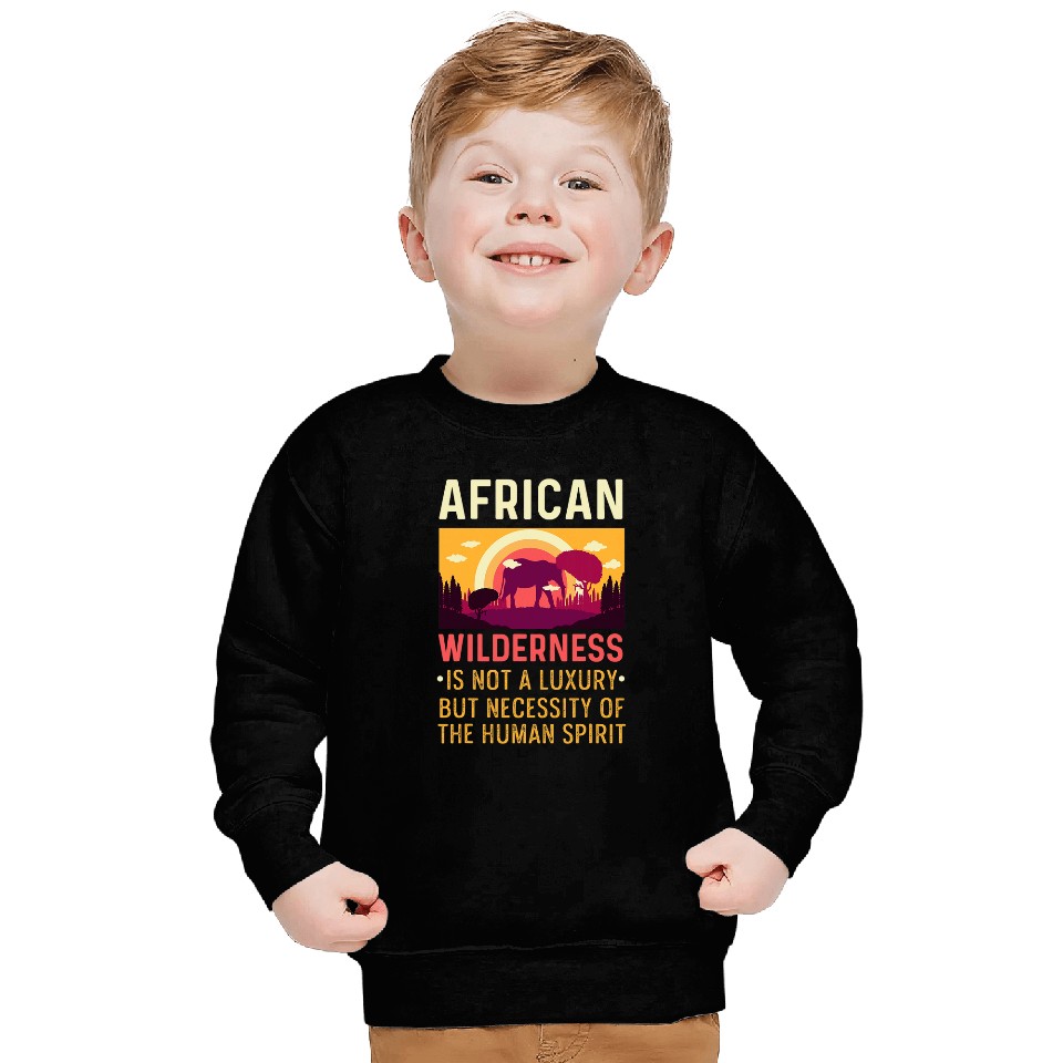 African Wilderness Zoologist Sweatshirts