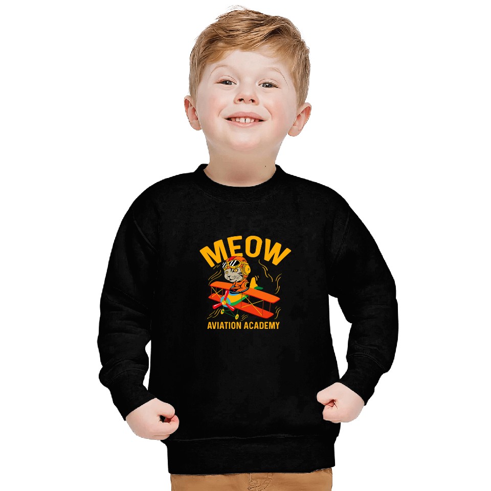 Meow Aviation Academy CoPilot Sweatshirts
