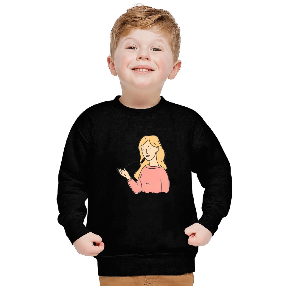 Thank You ASL Speech pathology aac Speech Teacher Sweatshirts