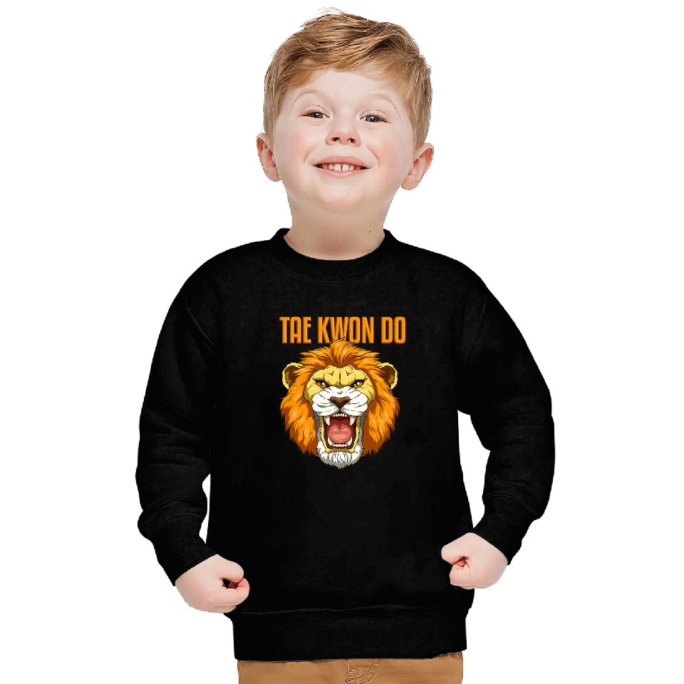 Angry Taekwondo Lion Sweatshirts