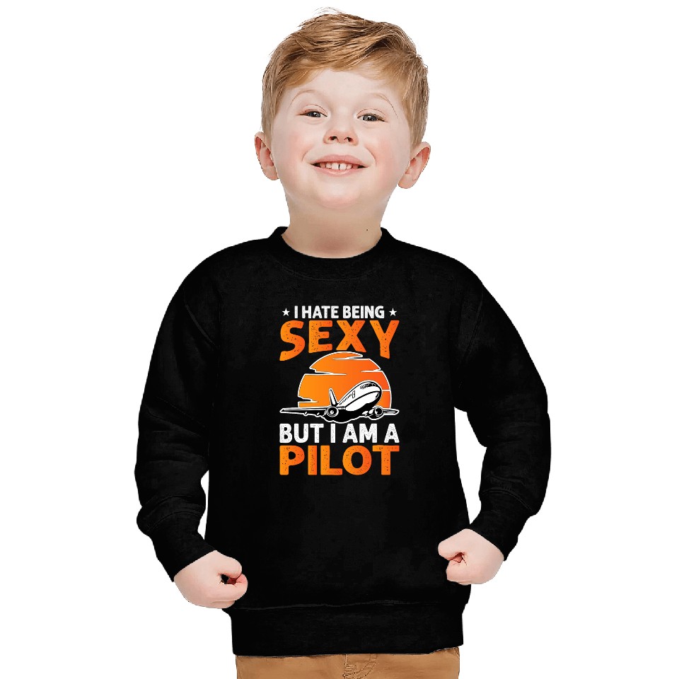 Sarcastic Pilot Airplane Men Pilots Quote Sweatshirts