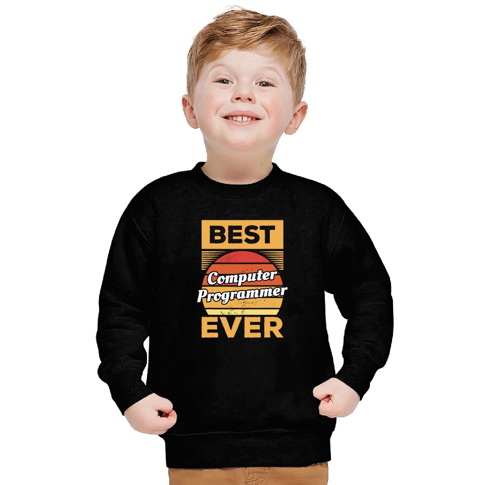 Retro Computer Programmer Ever Programming Coding Sweatshirts