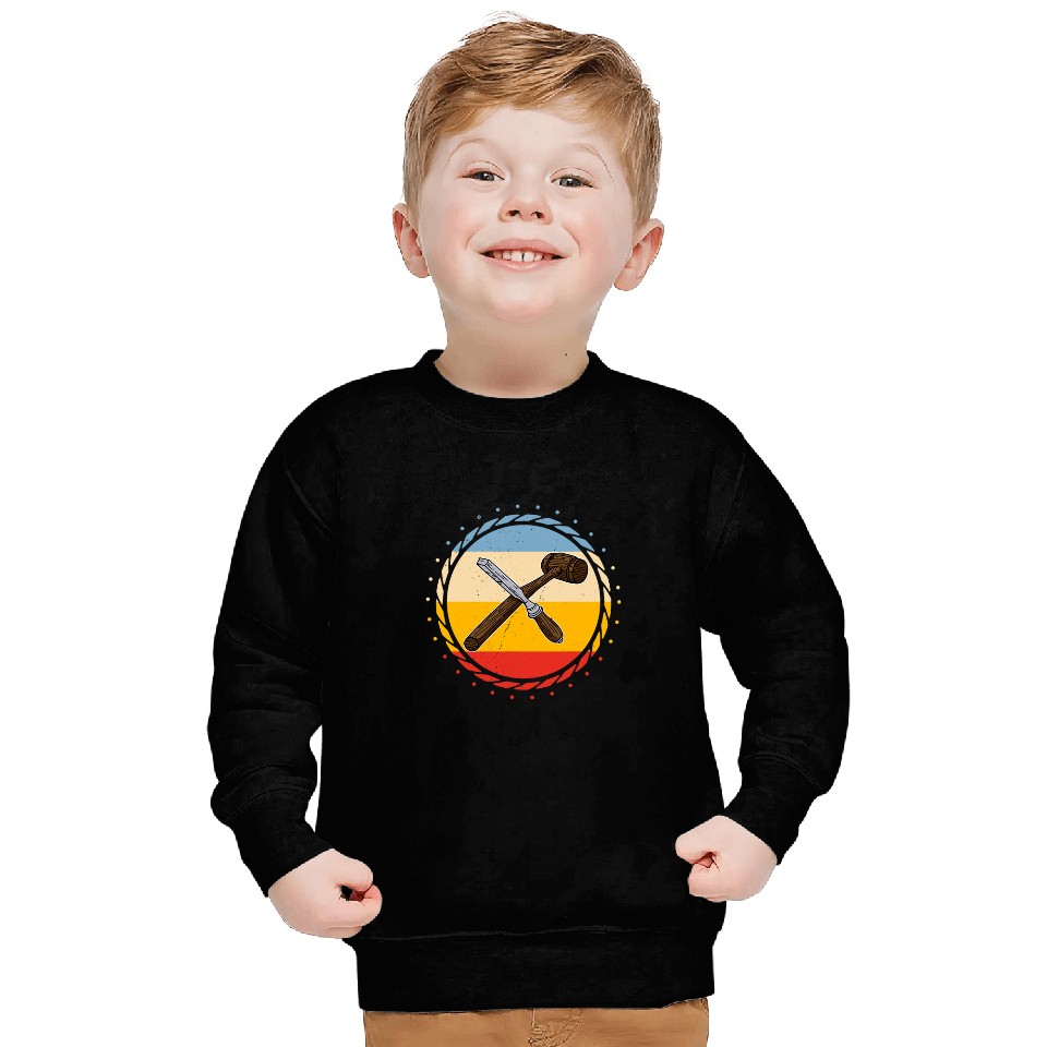 Sawmill Carpenter Carpenter Woodworker Chainsaw Profession 12 Sweatshirts