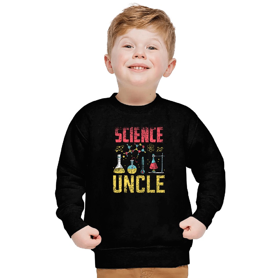Science Uncle Job Scientist Researcher Research Sweatshirts