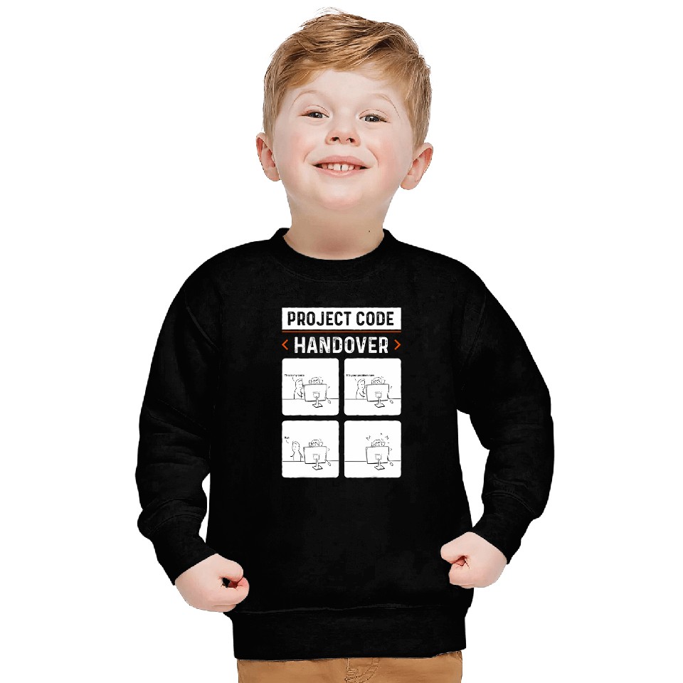 Project Code Handover Software Developer Funny C Programmer Sweatshirts